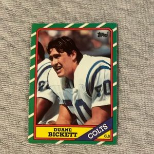 1986 Topps Football - Duane
Bickett